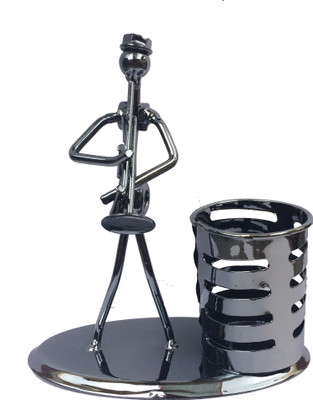 

NxtGen 1 Compartments IRON MAN PLAYING TROMBONE PEN STAND(Black)