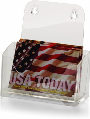

Officemate International 1 Compartments Plastic Literature Holder(Transparent)