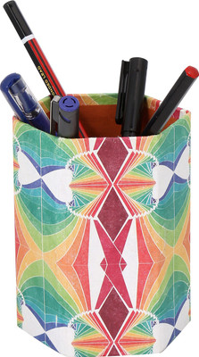

Rajrang 1 Compartments Cardboard Paper Pen Stand(Yellow)