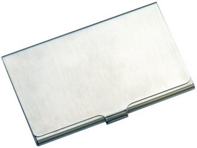 

World's 1 set 1 Compartments Alloy, Stanless Steel Pocket Card Holder(Gold, Silver)
