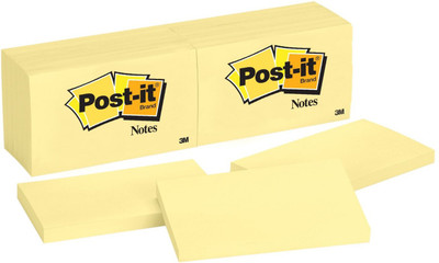 

Post-It 0 Compartments Paper Sticky-Notes(Yellow)