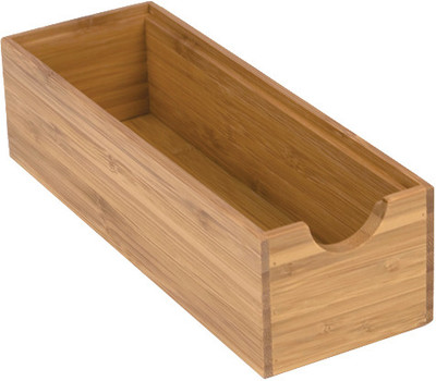 

Howards Drawer Organizer 1 Compartments Bamboo Multipurpose Tray(Beige)