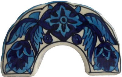 

Indeasia Srijan Moroccan Painting 1 Compartments Stoneware Napkin Holder(Multicolor)