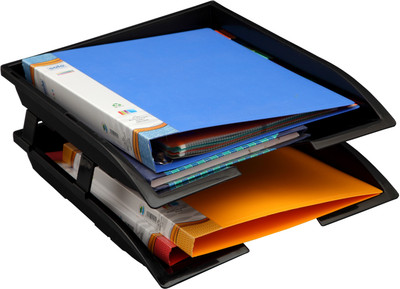 

Solo 2 Compartments Tray(Black)