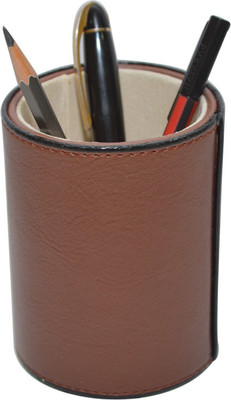 

Knott 1 Compartments Leather Pen holder(Brown)
