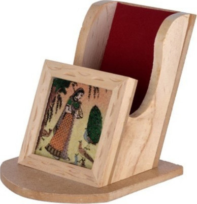 

SIDHIVINAYAK ENTERPRISES 1 Compartments WOODEN 1 Pen Stand(Wooden brown)