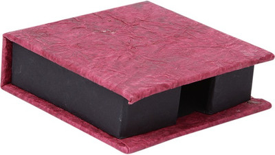 

Kusurikraft 1 Compartments Paper Slip Box(Pink, Black)