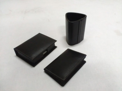 

Y.E.S 1 Compartments Foam Leather Elite Series Desk Organizer(Black)
