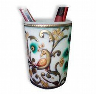 

KSC International 1 Compartments Marble PEN Holder(Multicolor)