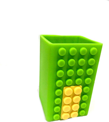 

Flintstop 1 Compartments Silicone Pen Stand(Green)