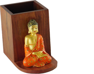 

Chave 1 Compartments Wood Square Pen Stand(Multicolor)