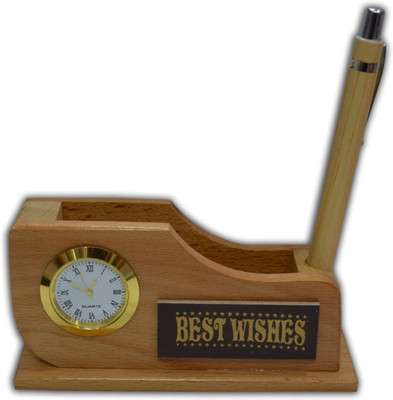

Jaycoknit Recinto 1 Compartments Wood Pen Stand(Beige)
