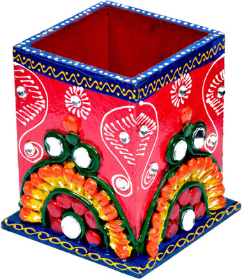

Craft Trade 1 Compartments Wooden Pen Stand(Multicolor)