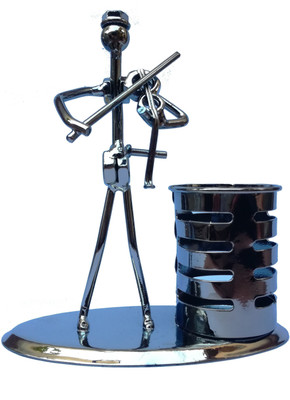 

NxtGen 1 Compartments IRON pen stand(Black)