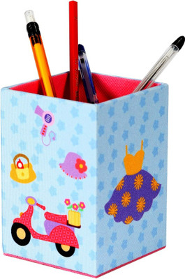 

Treasure Hunt Scooter 1 Compartments Wooden Pen Stand(Blue, Multicolor)