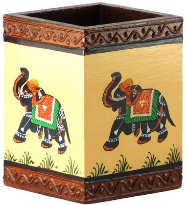 

Chave 1 Compartments Wood Pen Holder(Multicolor)