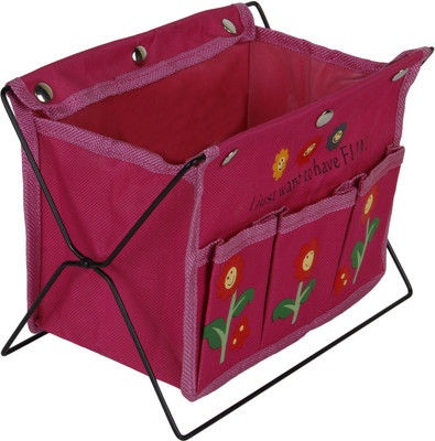 

Urbanlyfe Desk1 1 Compartments Polyster Letter Holder(Pink)