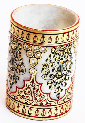 

SR Crafts 1 Compartments Marble Pen Holder(Multicolor)