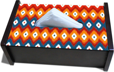 KOLOROBIA 1 Compartments Wooden Tissue Box(Brown)