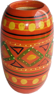 

Arya Krishna 1 Compartments Wooden Pen Holder(Red)
