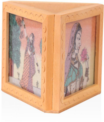 

Rajwada Arts Rajasthani 1 Compartments Wooden Office Stationary Holder(Multicolor)