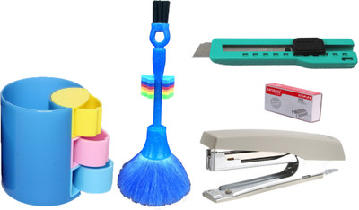 

Gayatri Creations 4 Compartments PLASTIC PEN STAND(ASSORTED)