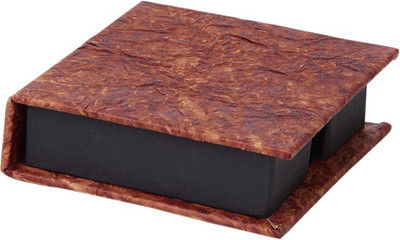 

Kusurikraft 1 Compartments Paper Slip Box(Brown, Black)