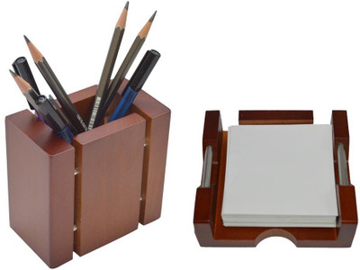 

Knott 1 Compartments Wood Pen Holder(Wood)