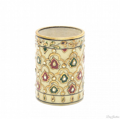 

KSC International 1 Compartments Marble PEN Holder(Multicolor)