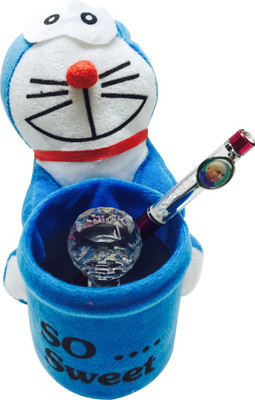 

Priyankish Exclusive 1 Compartments Plastic Pen Holder(Blue, White)