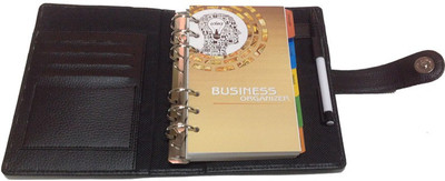 

Y.E.S Office Series 0 Compartments Foam leather Organizer/Diary(Black)