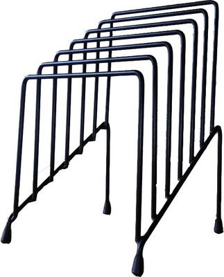 SKA 6 Compartments Steel Folder Holder(Black)