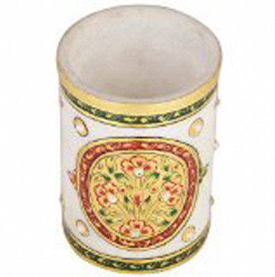 

KSC International 1 Compartments Marble PEN Holder(Multicolor)
