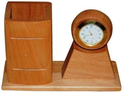 

Onlineshoppee Aca 1 Compartments Wooden Pen Holder(Yellow)