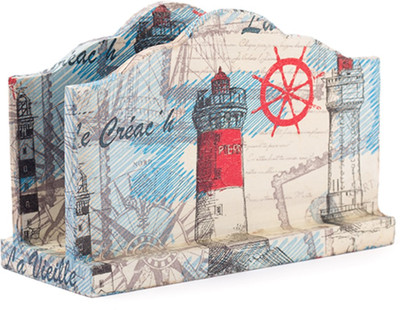 

IAM 1 Compartments Wood Napkin Holder(Multicolor)
