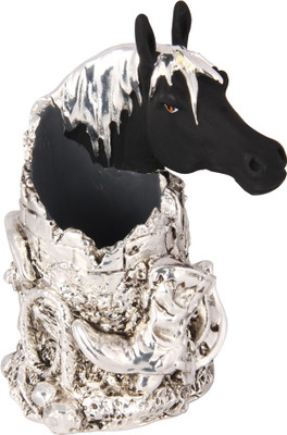 

Siri creations 1 Compartments Silver Plated Desk Organizer(Silver)