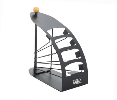 Gadge 4 Compartments Iron Organizers(Black)
