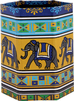 

Rajrang 1 Compartments Cardboard Paper Pen Holder(Yellow)