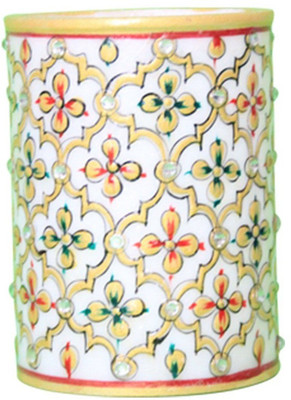 

CraftedIndia 1 Compartments Marble Pen Holder(Multicolor)
