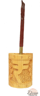 

DivineCrafts Rupee Craved 1 Compartments Wooden Pen stands(Brown)