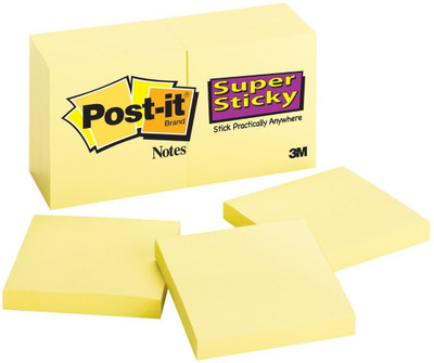 

Post-It 0 Compartments Paper Sticky-Notes(Yellow)