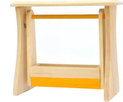 

Ivei 1 Compartments Wooden Visiting Card Holder(Yellow)