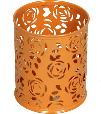 

ASINT 1 Compartments METAL PEN STAND (ORANGE)(Orange)