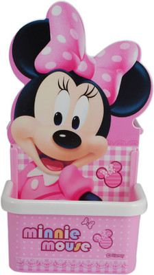 

Saamarth Impex 1 Compartments Plastic Stationery Holder(Pink)