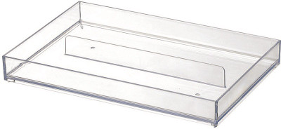 

Howards 2 Compartments Plastic Tray Oraganizer(Clear)