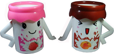

Xiao Ling Jing 1 Compartments Plastic Pen Stand(Brown, Pink)