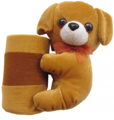 

Tickles Character 1 Compartments Pile Cloth Pen Stand(Brown)
