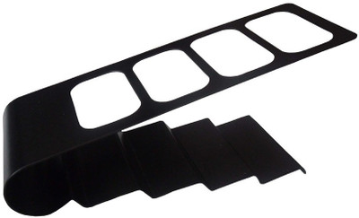 

Hua You 4 Compartments Metal Remote Control Holder(Multicolor)