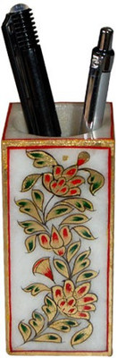 

Jaipurikala Rajasthani Series 1 Compartments Marble Pen Stand(Multicolor)