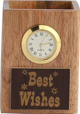 

Pinkspark 1 Compartments Pine wood pen holder(ALMOND)